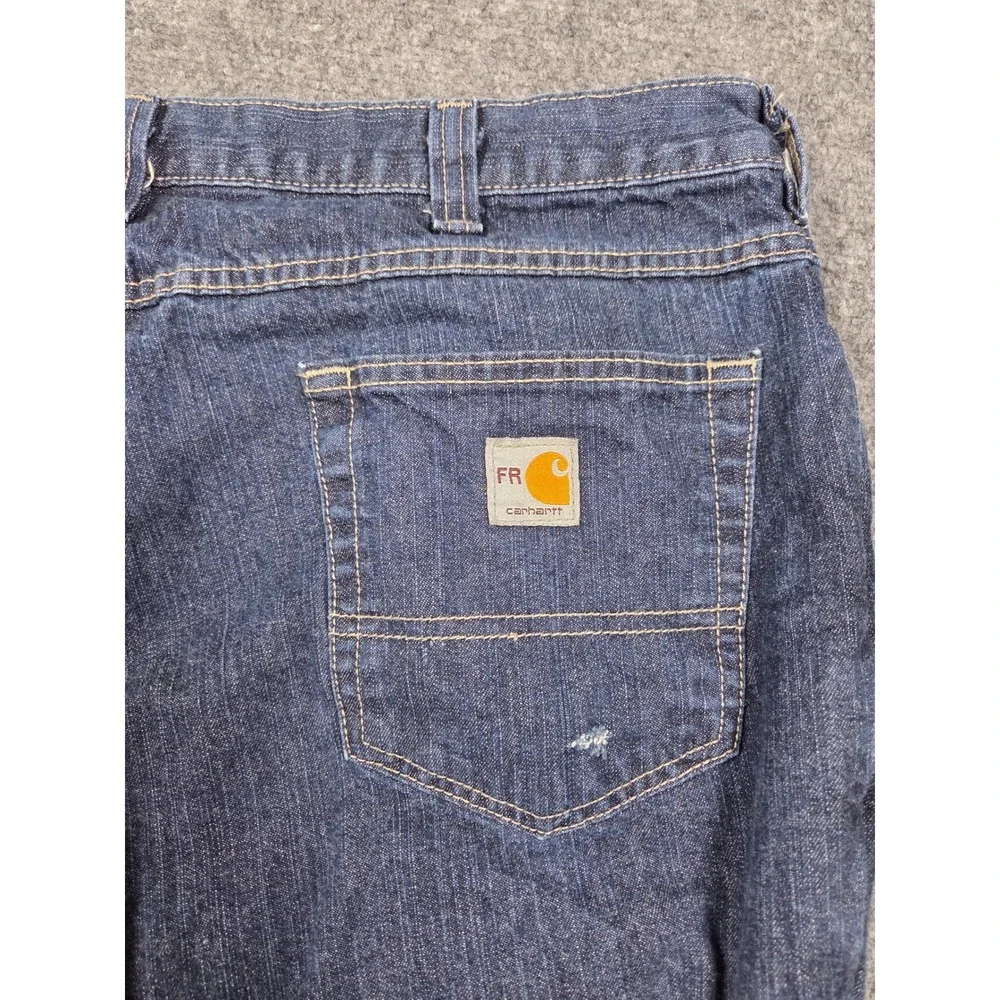 Carhartt FR Jeans Mens 38x32 Blue Flame Resistant Workwear Denim CAT 2 NFPA 2112